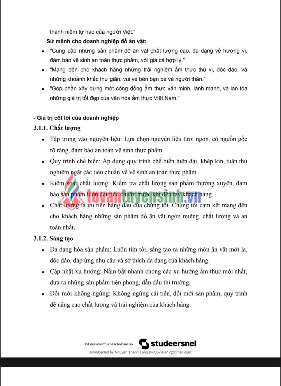 ASM Khởi sự doanh nghiệp KINH DOANH ĐỒ ĂN VẶT NGOÀI LỀ ĐƯỜNG - CD FPT