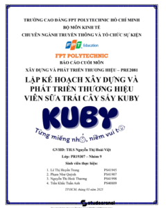 ASM XÂY DỰNG VÀ PHÁT TRIỂN THƯƠNG HIỆU PR19307 - Cao đẳng FPT