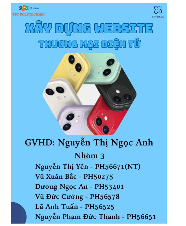 ASM Xây dựng Website Thương mại Điện tử - Thương hiệu Sam Phon - trường CĐ FPT