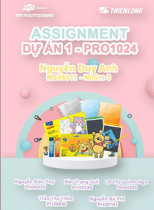 ASM dự án 1 marketing sale Thiên Long - Cao đẳng Thực hành FPT