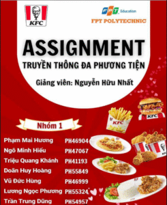 ASSIGMENT TRUYỀN THÔNG ĐA PHƯƠNG TIỆN - Cao đẳng FPT