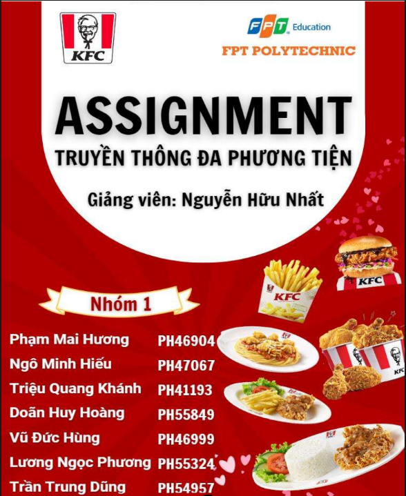 ASSIGMENT TRUYỀN THÔNG ĐA PHƯƠNG TIỆN - Cao đẳng FPT