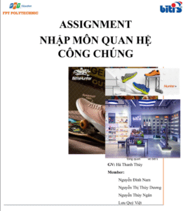 ASSIGNMENT NHẬP MÔN QUAN HỆ CÔNG CHÚNG - Cao đẳng Thực hành FPT