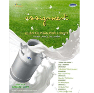 ASSIGNMENT QUẢN TRỊ PHÂN PHỐI LOG303 - Cao đẳng Thực hành FPT