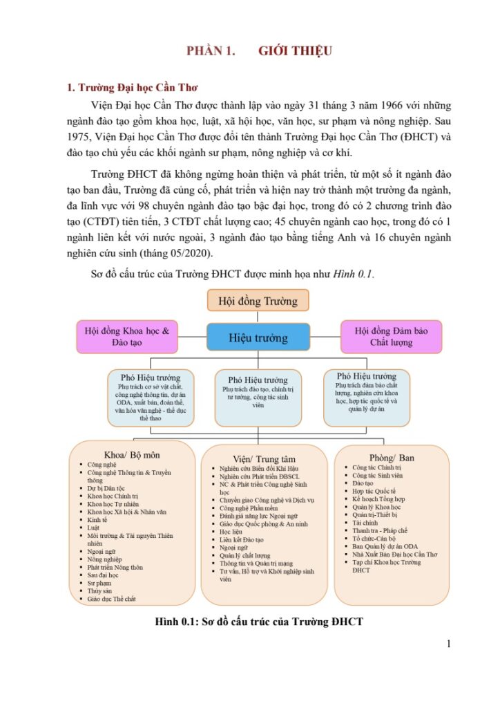BÁO CÁO TỰ ĐÁNH GIÁ CHƯƠNG TRÌNH ĐÀO TẠO NGÀNH HÓA HỌC – THEO TIÊU CHUẨN AUN-QA – ĐẠI HỌC CẦN THƠ trang 3