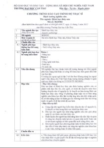 CHƯƠNG TRÌNH ĐÀO TẠO TRÌNH ĐỘ THẠC SĨ NGÀNH BỆNH HỌC THỦY SẢN – ĐẠI HỌC CẦN THƠ trang1