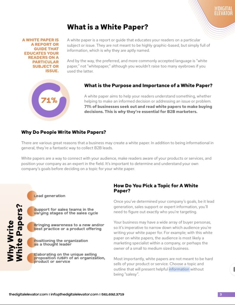 WHITE PAPER - THE COMPLETE GUIDE TO CREATING & PROMOTING FOR CONVERSIONS trang 3