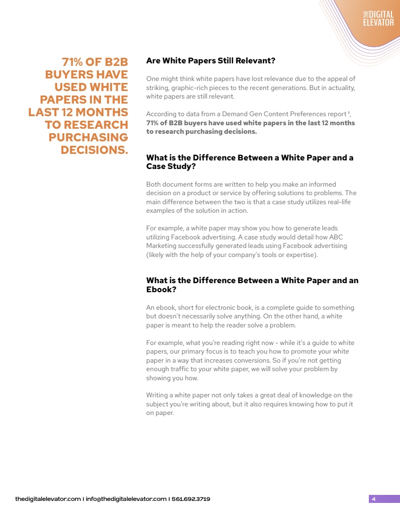 WHITE PAPER - THE COMPLETE GUIDE TO CREATING & PROMOTING FOR CONVERSIONS trang 4