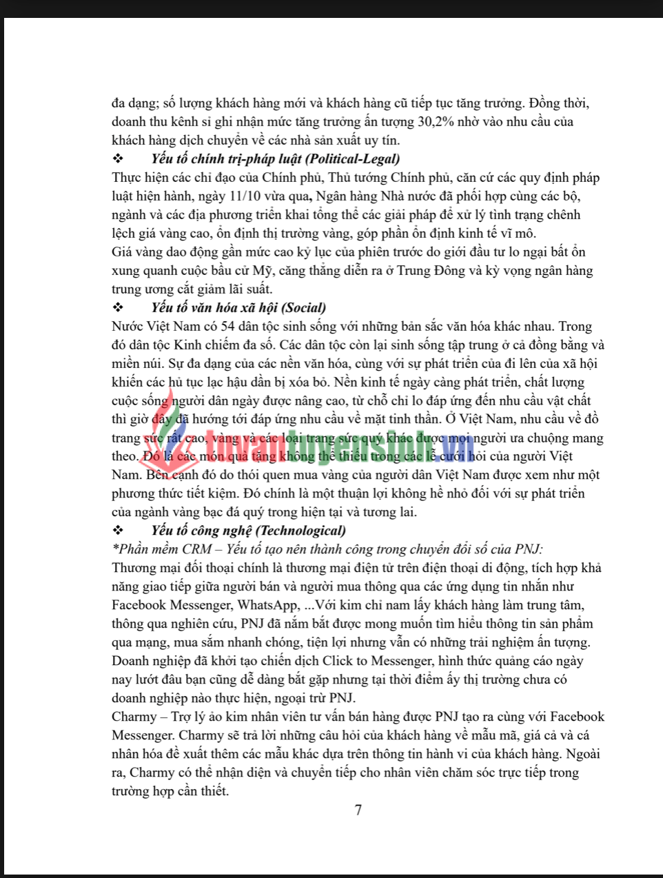 BÀI TIỂU LUẬN QUẢN TRỊ - MARKETING PHÂN TÍCH HOẠT ĐỘNG QUẢN TRỊ CỦA CÔNG TY CỔ PHẦN VÀNG BẠC ĐÁ QUÝ - PHÚ NHUẬN3