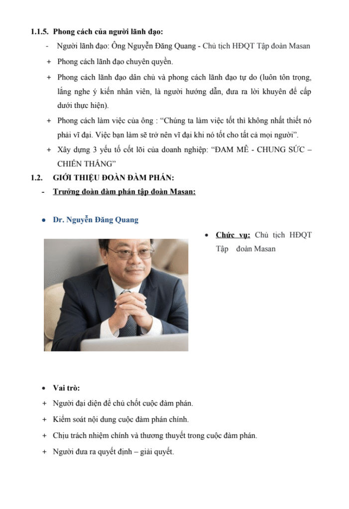 BÁO CÁO CUỐI MÔN - KỸ NĂNG ĐÀM PHÁN - NGÀNH MARKETING SALE TRANG 2