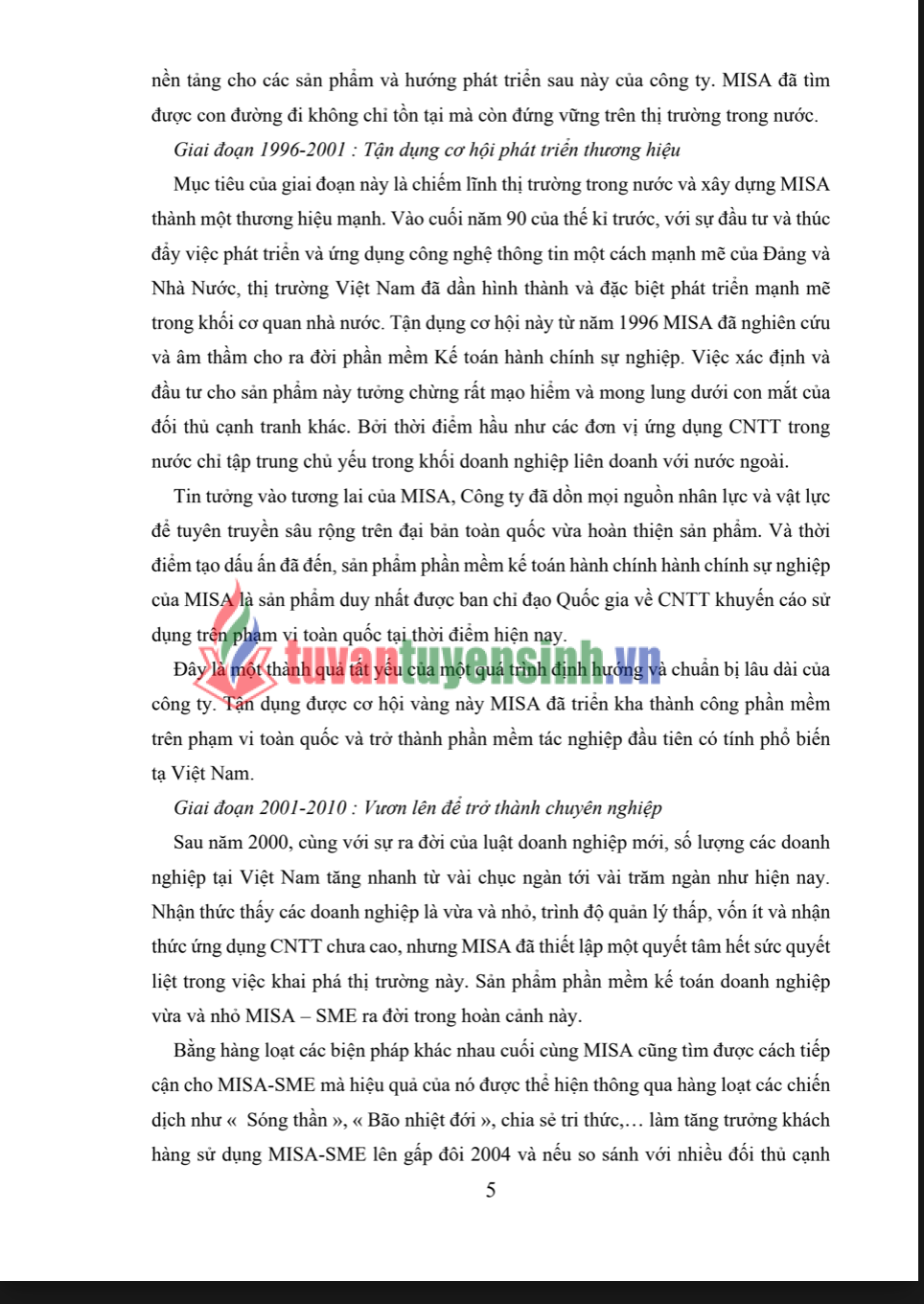 Báo cáo thực tập tốt nghiệp ngành Quản trị Kinh doanh – Đại học Công nghiệp Thực phẩm TP.HCM Quy trình bán hàng tại Công ty MISA. 2