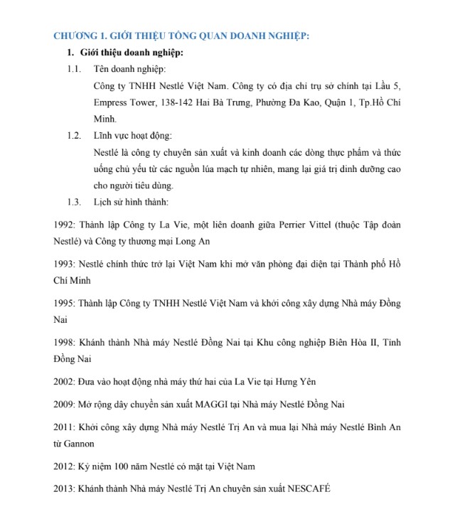 ASSIGNMENT NGHIÊN CỨU HOẠT ĐỘNG MARKETING CỦA THƯƠNG HIỆU SỮA MILO - Cao đẳng FPT 6 Chương 1 NGHIÊN CỨU HOẠT ĐỘNG MARKETING CỦA THƯƠNG HIỆU SỮA MILO - Cao đẳng Thực hành FPT