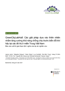 Giải pháp dựa vào thiên nhiên tăng cường khả năng chống chịu biến đổi khí hậu tại đô thị miền Trung Việt Nam trang 1