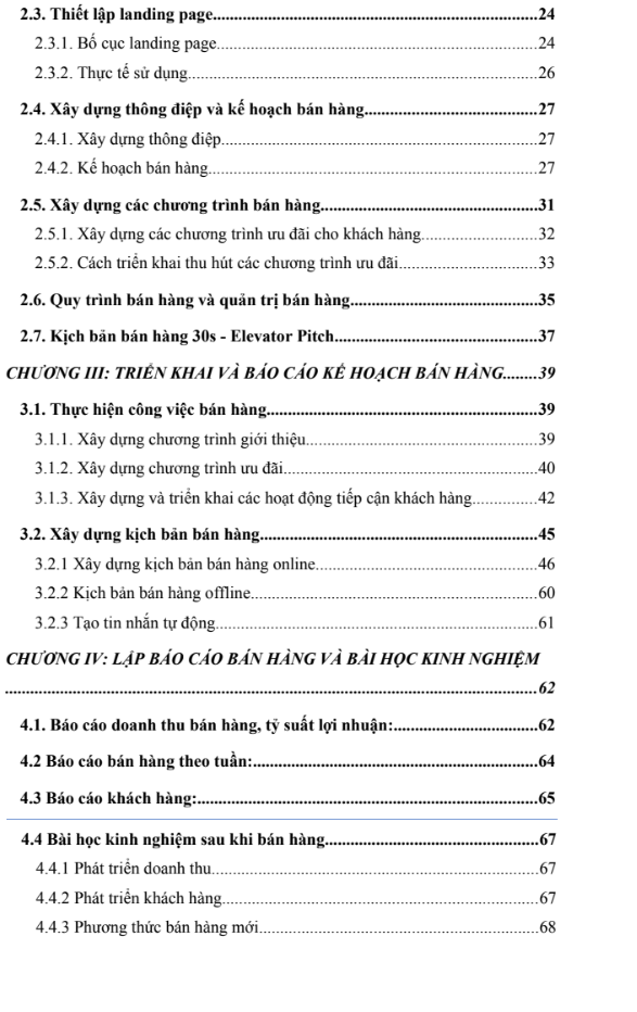 Mục lục (2) ASSIGNMENT KỸ NĂNG BÁN HÀNG - Cao đẳng Thực hành FPT - Tiệm ăn vặt Dealine