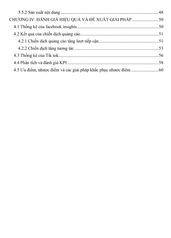 Mục lục (2) ASSIGNMENT MARKETING TRÊN MẠNG XÃ HỘI - Cao đẳng FPT - Thương hiệu Kica Sports
