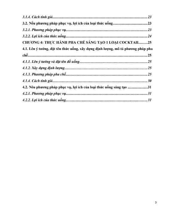 Mục lục 2 Assignment Nghiệp vụ Nhà hàng Nâng cao - Tìm hiểu về Nghiệp vụ Pha chế tại Khách sạn Lotte Hà Nội - Cao đẳng FPT