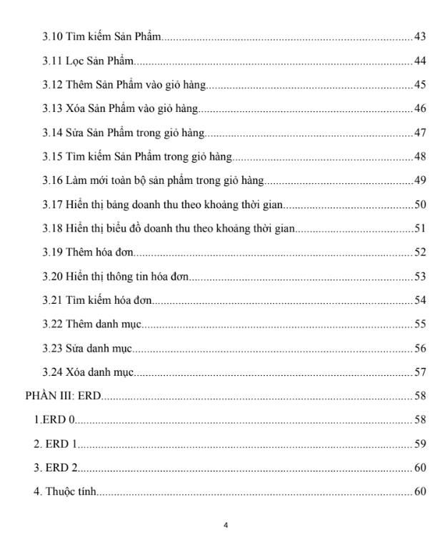 Mục lục (3) ASM Ứng dụng Phần mềm - CĐ FPT - Tài liệu Đặc tả Dự án Quản lý Quán Trà Sữa