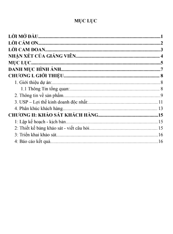 Mục lục ASM Thương mại điện tử - CĐ FPT - Xây dựng và triển khai kế hoạch Thương mại điện tử cho dự án thực phẩm dinh dưỡng SUNWIN