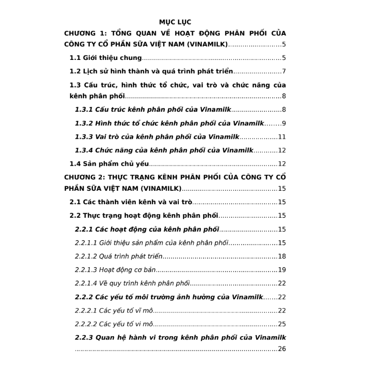 Mục lục ASSIGNMENT QUẢN TRỊ PHÂN PHỐI LOG303 - Cao đẳng Thực hành FPT