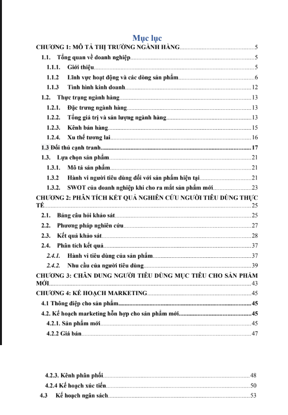 Mục lục Assignment Hành vi Khách hàng - Phân tích hành vi người tiêu dùng đối với sản phẩm X-Men - Cao đẳng FPT