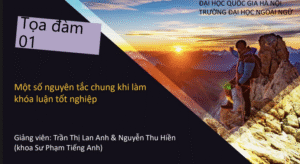 Nguyên tắc chung khi làm khóa luận tốt nghiệp trang 1