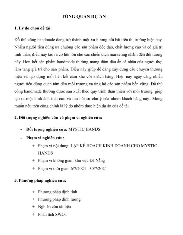 Nội dung (1) ASM PHÁT TRIỂN CÁ NHÂN 2 - CĐ FPT - LẬP KẾ HOẠCH KINH DOANH CHO MYSTIC HANDS