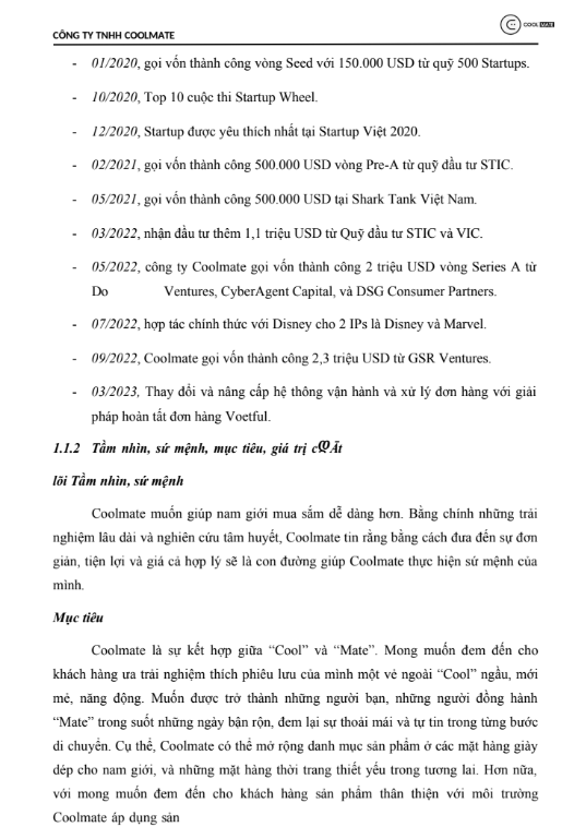 Nội dung (2) ASM Marketing số - CĐ FPT - CÔNG TY TNHH FASTECH ASIA (Coolmate)