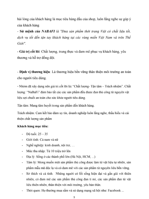 Assignment Xây dựng và Phát triển Thương hiệu NaBaFi - Cao đẳng FPT 8 Nội dung ASSIGNMENT XÂY DỰNG VÀ PHÁT TRIỂN THƯƠNG HIỆU NaBaFi - Cao đẳng Thực hành FPT