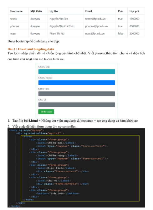 Web207-Lab4 -Front End Framework - Cao đẳng FPT 8 Nội dung tài liệu Web207-Lab4 -Front End Framework - CĐ FPT