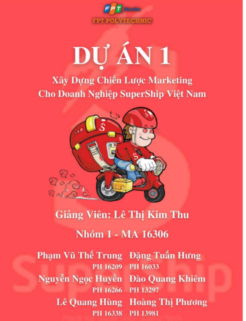 Xây Dựng Chiến Lược Marketing Cho Doanh Nghiệp SuperShip Việt Nam - Cao đẳng Thực hành FPT