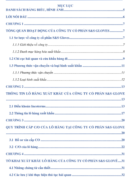 Mục lục ASSIGNMENT NGHIỆP VỤ HẢI QUAN - Cao đẳng Thực hành FPT