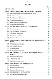 TÀI LIỆU TRANSLATION AND TRANSLATION THEORY GIÁO TRÌNH DỊCH THUẬT PDF trang 1