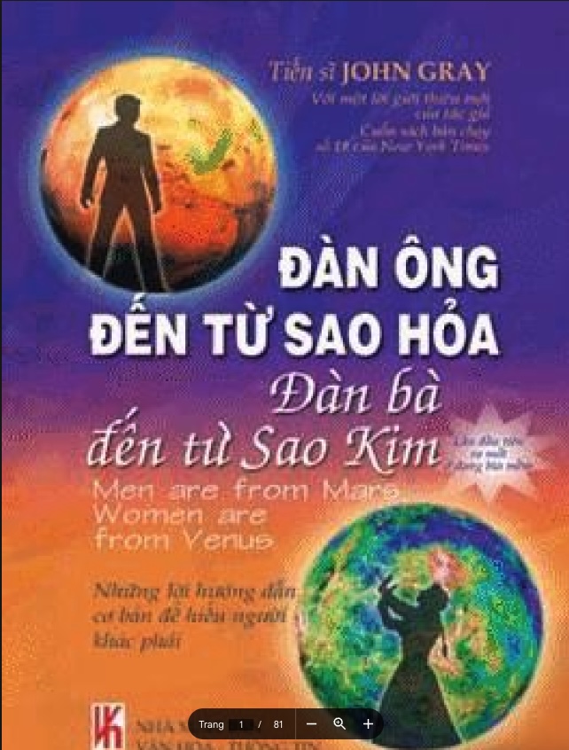 ĐÀN ÔNG ĐẾN TỪ SAO HỎA, ĐÀN BÀ ĐẾN TỪ SAO KIM – PDF trang 1