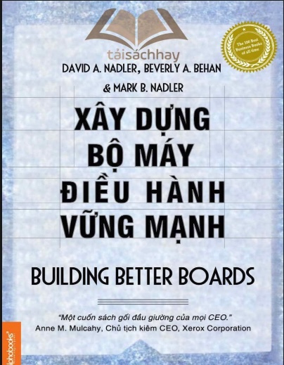 XÂY DỰNG BỘ MÁY ĐIỀU HÀNH VỮNG MẠNH – BUILDING BETTER BOARDS PDF