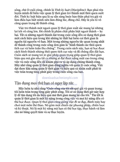 SÁCH THUẬT QUẢN LÝ THỜI GIAN PDF Tải Miễn Phí– BRIAN TRACY PDF 8 THUẬT QUẢN LÝ THỜI GIAN – BRIAN TRACY PDF