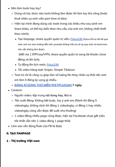 SÁCH QUY TRÌNH LÀM REELS FANPAGE CÔNG NGHIỆP TỪ A-Z PDF Tải Miễn Phí 6 QUY TRÌNH LÀM REELS FANPAGE CÔNG NGHIỆP TỪ A-Z PDF