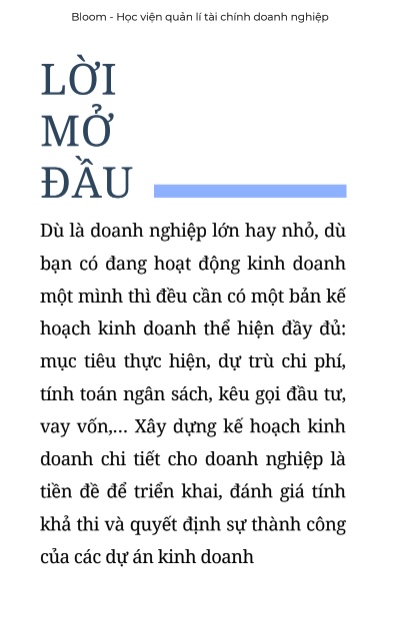 CẨM NANG LẬP KẾ HOẠCH KINH DOANH THÀNH CÔNG – PDF