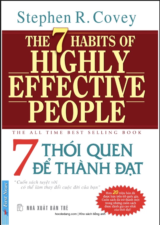 7 Thói quen để thành đạt PDF – Tác phẩm kinh điển của Stephen R. Covey