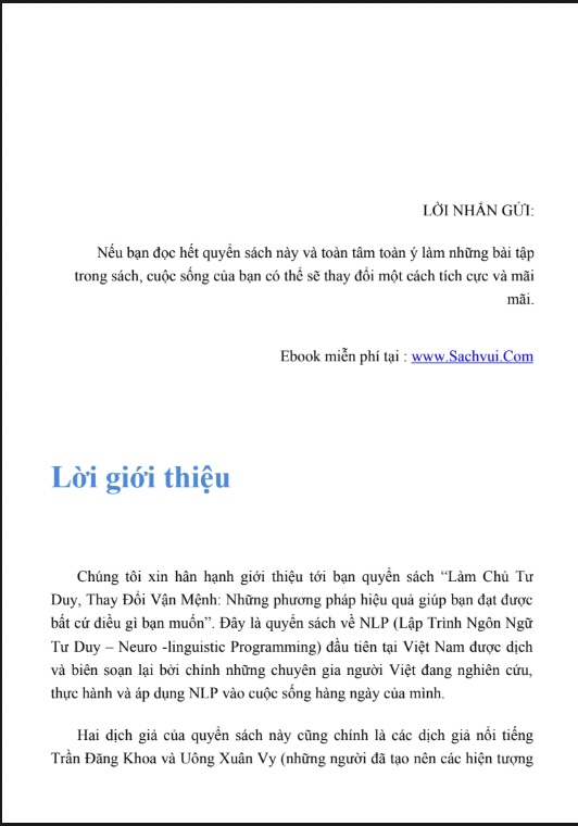 Tải ngay Làm chủ tư duy, thay đổi vận mệnh PDF – Bí quyết làm chủ cuộc sống từ Adam Khoo