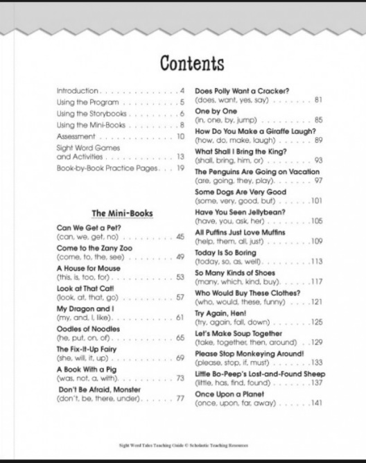  Sight Word Tales Teaching Guide PDF – Tài liệu luyện sight words cho trẻ em