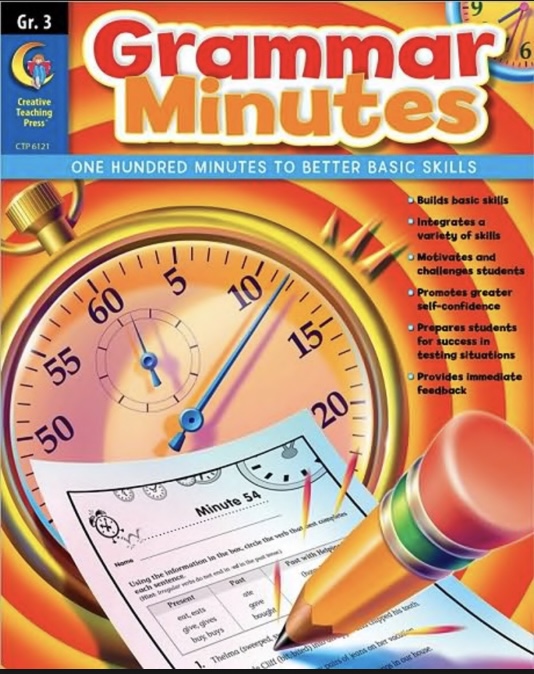 Sách Grammar Minutes Grade 3 PDF Miễn Phí – 100 phút rèn luyện ngữ pháp cơ bản 5 Tải ngay Grammar Minutes Grade 3 PDF – 100 phút rèn luyện ngữ pháp cơ bản
