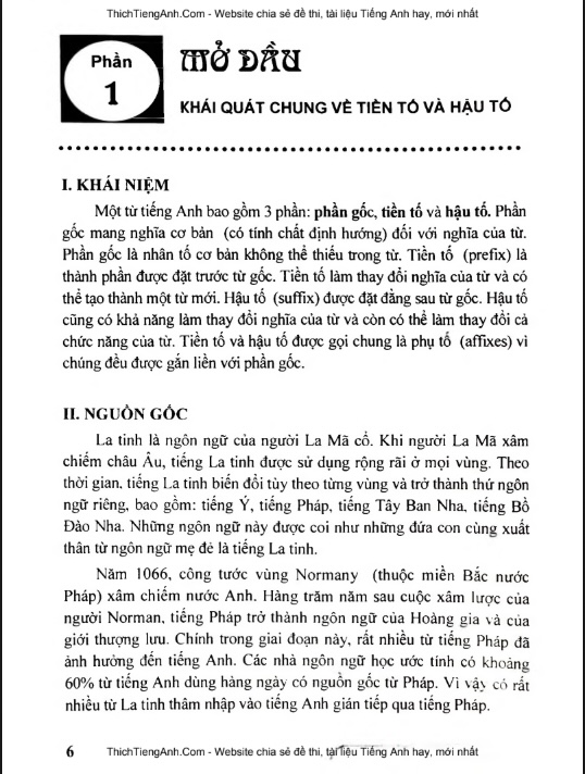 Sách Cấu Tạo Từ Tiếng Anh Căn Bản Và Cách Dùng PDF – Basic English Word Formation & Usage