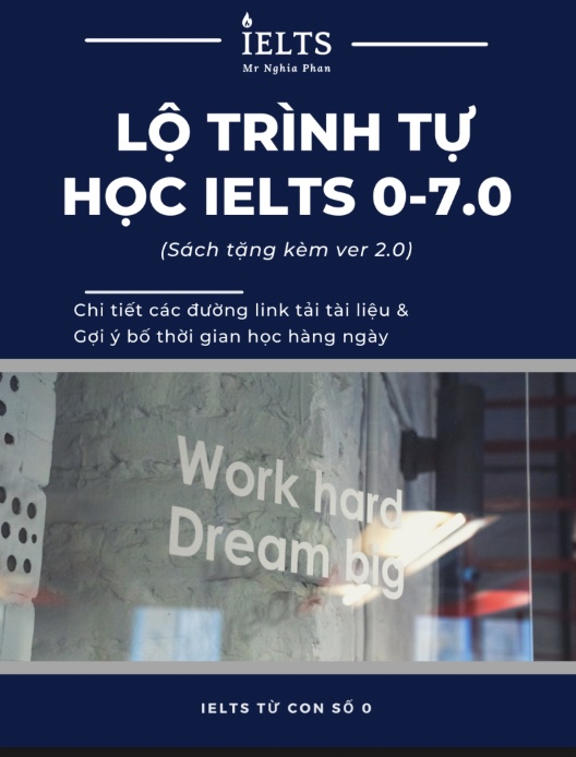 Sách Lộ Trình Tự Học IELTS 0-7.0 PDF – Học IELTS Từ Con Số 0