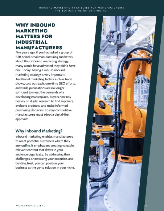Inbound Marketing Strategies For Industrial Manufacturers – Chiến lược inbound marketing giúp tối ưu ROI cho nhà sản xuất công nghiệp