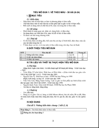 Giáo trình mỹ thuật và phương pháp dạy học mỹ thuật pdf
