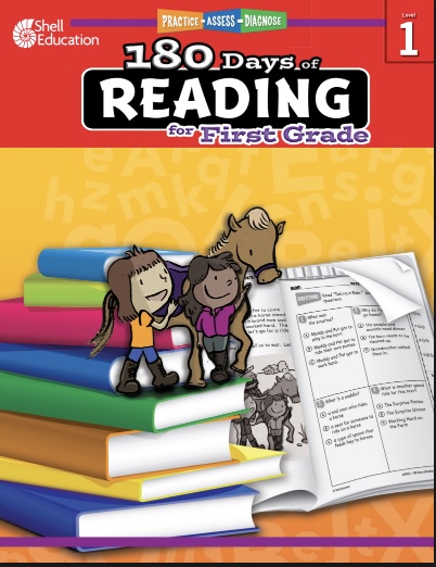 180 days of reading for first grade – tài liệu luyện đọc tiếng anh lớp 1