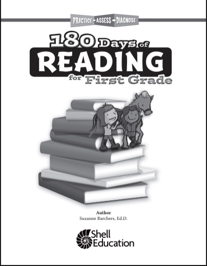 180 days of reading for first grade – tài liệu luyện đọc tiếng anh lớp 1