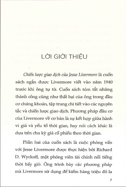 Chiến Lược Giao Dịch Của Jesse Livermore – Sách Kinh Điển
