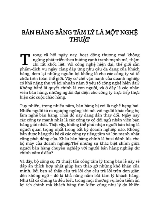 72 Thuật Tấn Công Tâm Lý Trong Bán Lẻ – Bí Quyết Bán Hàng Hiệu Quả