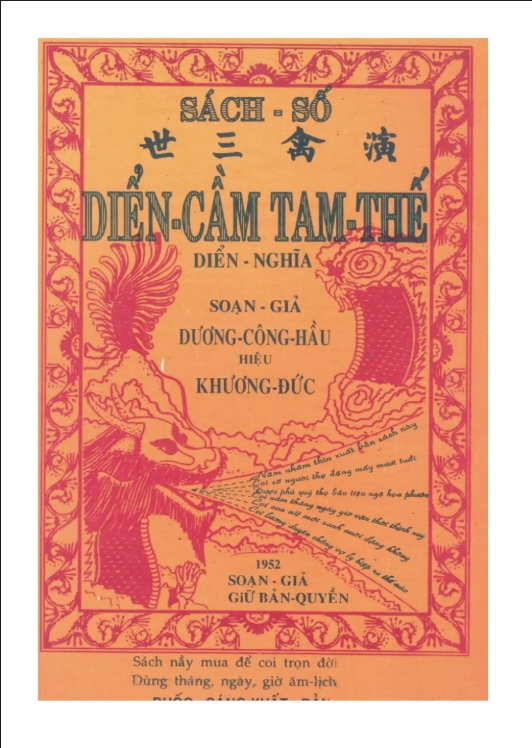 Diễn Cầm Tam Thế Diễn Nghĩa: Sách Số Dự Đoán Vận Mệnh